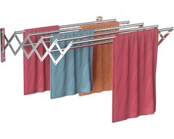 CLGP® Wanddroogrek - Droogrek Inklapbaar - Wasrek - Droogtoren - Droogrekken - Zilver