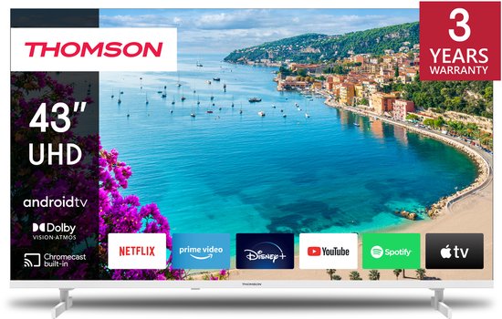 Thomson 43UA5S13W tv 109,2 cm (43") 4K Ultra HD Smart TV Wifi Wit