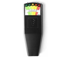 EMF Meter K2 - Elektromagnetische Stralingsdetector - Draagbare Gauss Meter met 5 LED's - Voor Thuis/Kantoor - Batterijgevoed - Zwart - 12×6×3cm