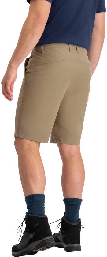 NOMAD® Wandelshorts Heren | XL Beige | Korte Broek Heren | Wandelbroek met Zakken | Elastische Tailleband | Sneldrogend en Comfortabel