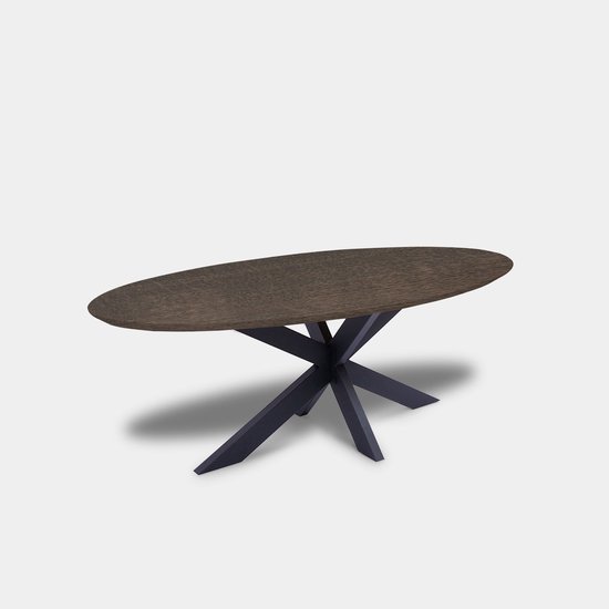 Tafel Ovaal Eikenhout - Matrix - Zand