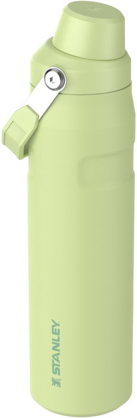 Stanley Aerolight Iceflow Waterfles Fast Flow 0.6L - Houdt 10 Uur Koud - Lichtgewicht Geïsoleerde Drinkfles - Vaatwasmachinebestendig - Lekvrij En Sneldraaiend Deksel - BPA-Vrij - Citron