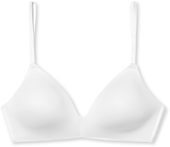 SCHIESSER Soutien- BH femme Invisible Soft - rembourré sans armatures - blanc - Taille : 75B
