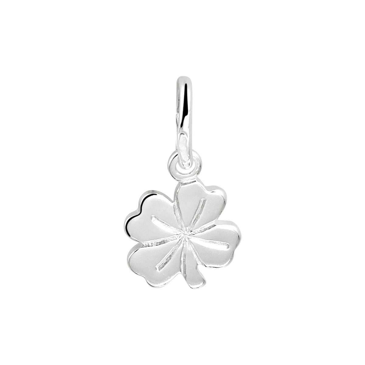 Glams hanger klavertje - Zilver