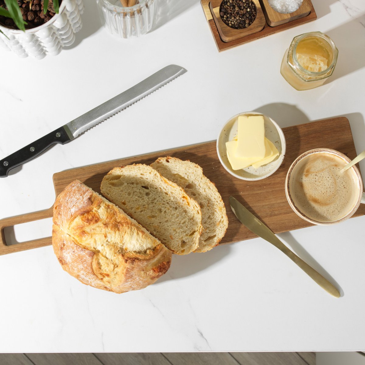 Salter Toronto serveerbord – 55 cm houten - FSC®-Acacia Wood — cadeau in Kookcadeaus - foto 3
