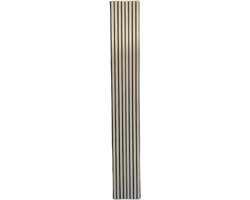 Akupaneldeal Buitenpaneel – Composiet Gevelbekleding – Licht beige - zandstrand – Rhombusprofiel – 285×21,9×2,6 cm - composiet - gevelbekleding - gevelbekleding kunststof - wandbekleding - akoestisch buitenpaneel