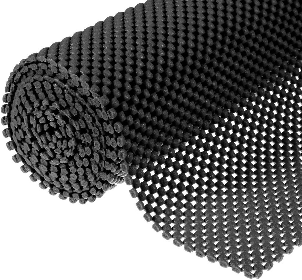 50*150 cm - Antislipmat - Ladematten - Multifunctionele antislipmat - vloermatten - PVC antislipmat - antislip tapijt onderleggers - beschermmat voor de bagageruimte - Kofferbakbeschermingsmat - Rastermat - gemakkelijk te snijden en te wassen - zwart