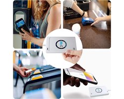 Allecto Plus - RFID Reader NFC snelle NFC schrijver ISO 14443A/B met Gratis Software (Wit) - Beveiligingsapparaat voor toegangscontrole en RFID-toepassingen