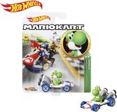 Hot Wheels Mario Kart Replica Diecast Yoshi, B-Dasher