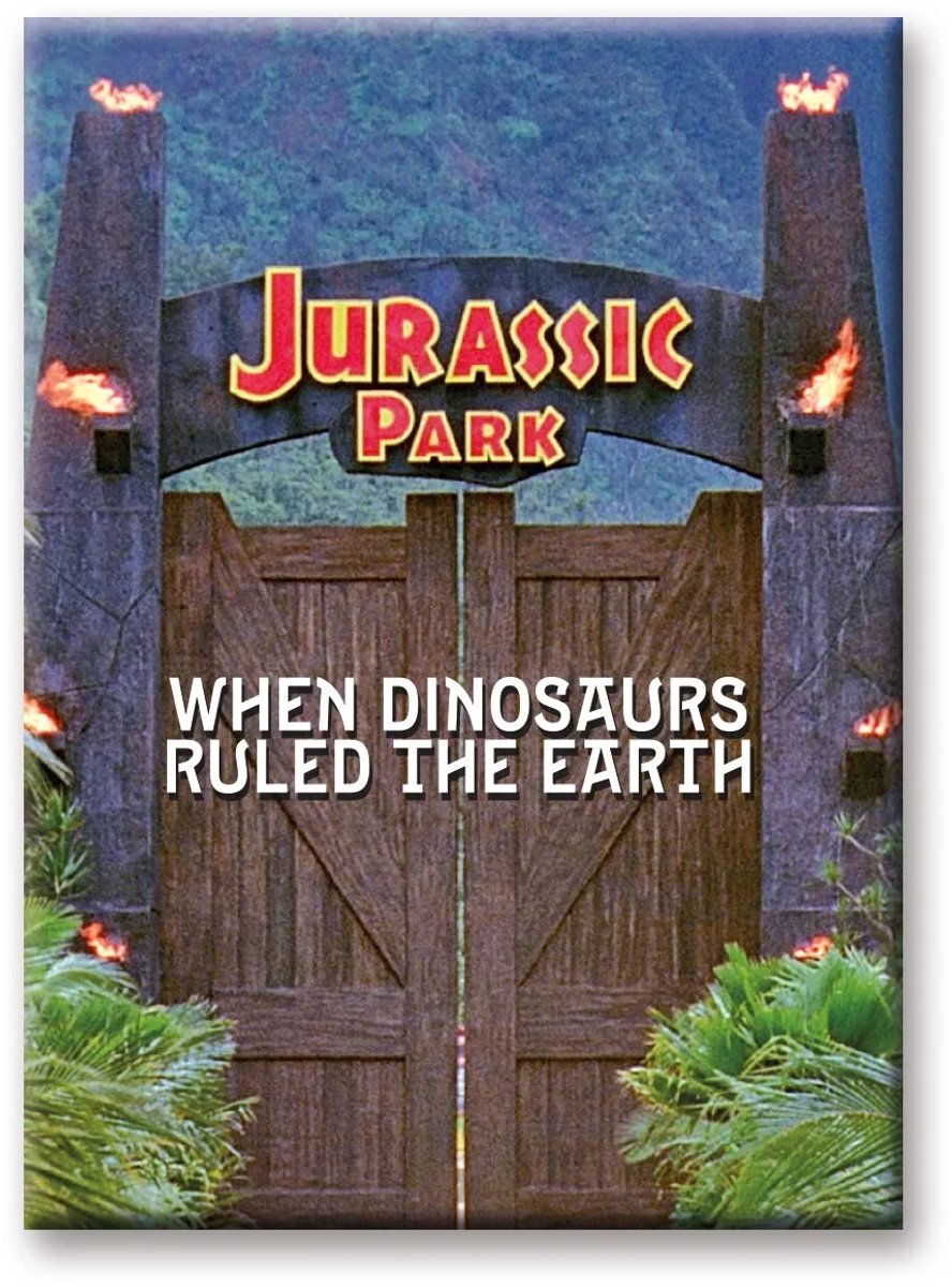 Jurassic Park Gates Magneet