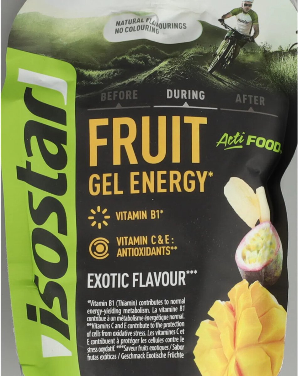 Goedkoopste 6x Isostar Actifood Exotic 90 gr