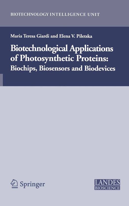 Biotechnological Applications Of Photosynthetic Proteins - cover