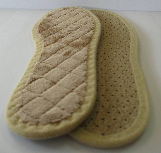 Semelles intérieures Debe Warm 'n Cozy Luxe, Enfants - Super douces - Microfibre - Cuir - Garçons et Filles
