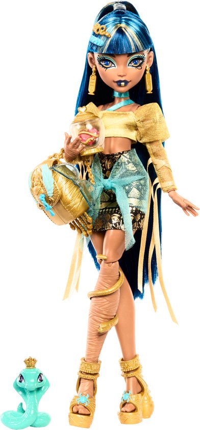 Monster High Ververs De Cleo Core-pop Goud - Modepop