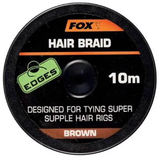 Fox Edges Hair Braid X - 10m - Brown - Bruin van Fox — afbeelding 3