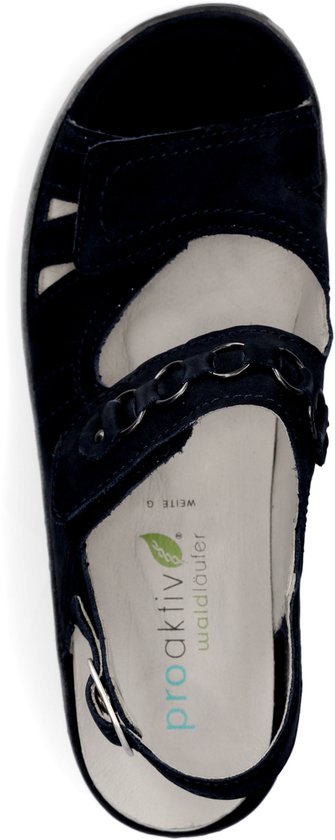 Waldläufer sandale pour femme Garda bleu foncé 7
