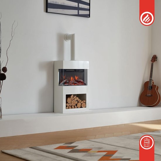 Waterdamphaard, inbouw elektrische haard, elektrische stoomhaard, 9