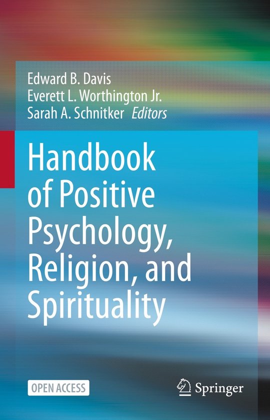 Handbook of Positive Psychology, Religion, and Spirituality - cover