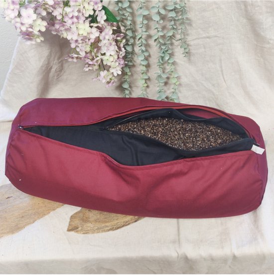 YogaStyles Bolster Donkerrood XL van YogaStyles — afbeelding 4