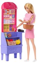 Barbie en Teresa Recept voor Vriendschap Kruidenierskraam - Barbiepop en Speelset