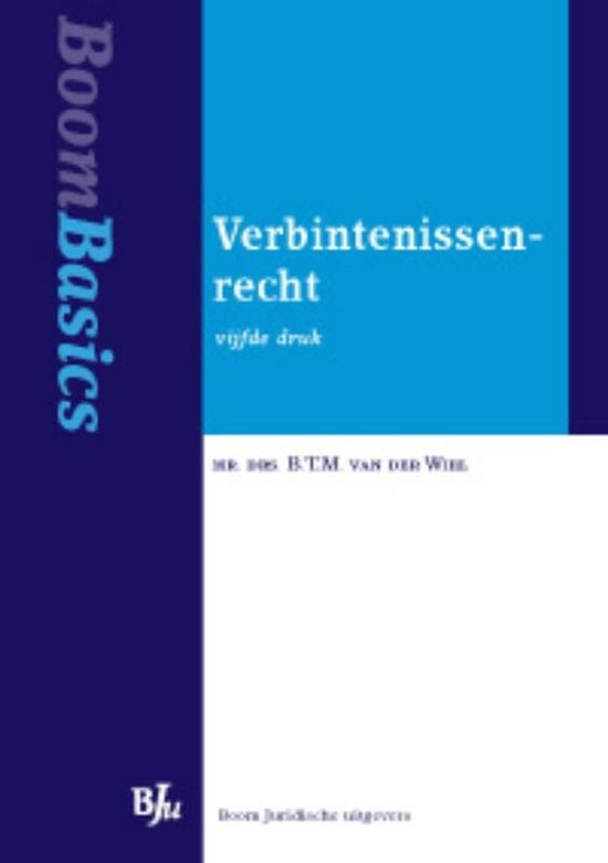Boom Basics Verbintenissenrecht - cover