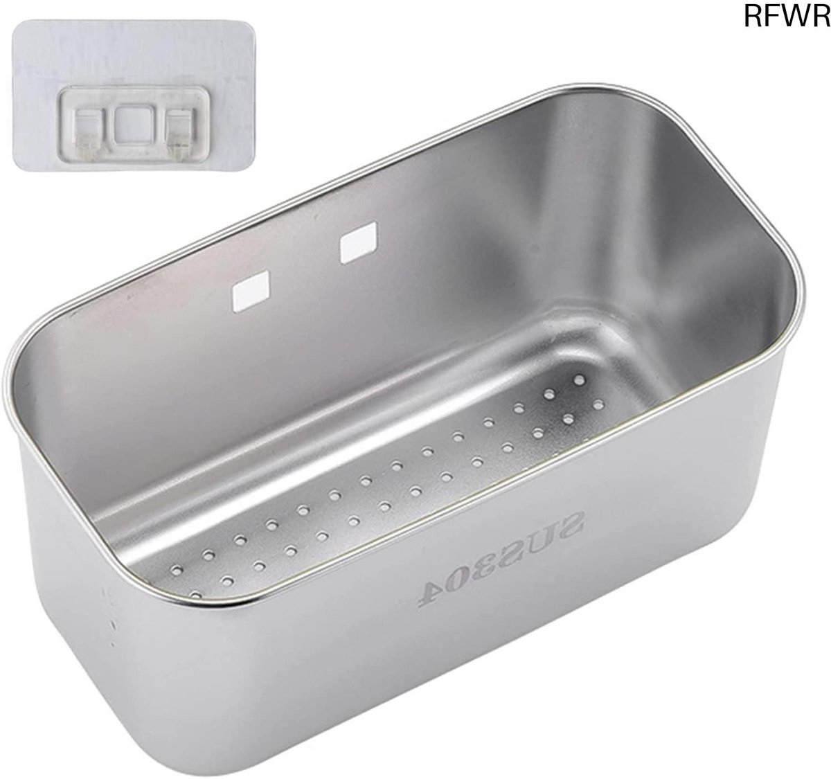 RFWR® Roestvrijstalen Spoelbak-Organizer voor Keuken en Badkamer