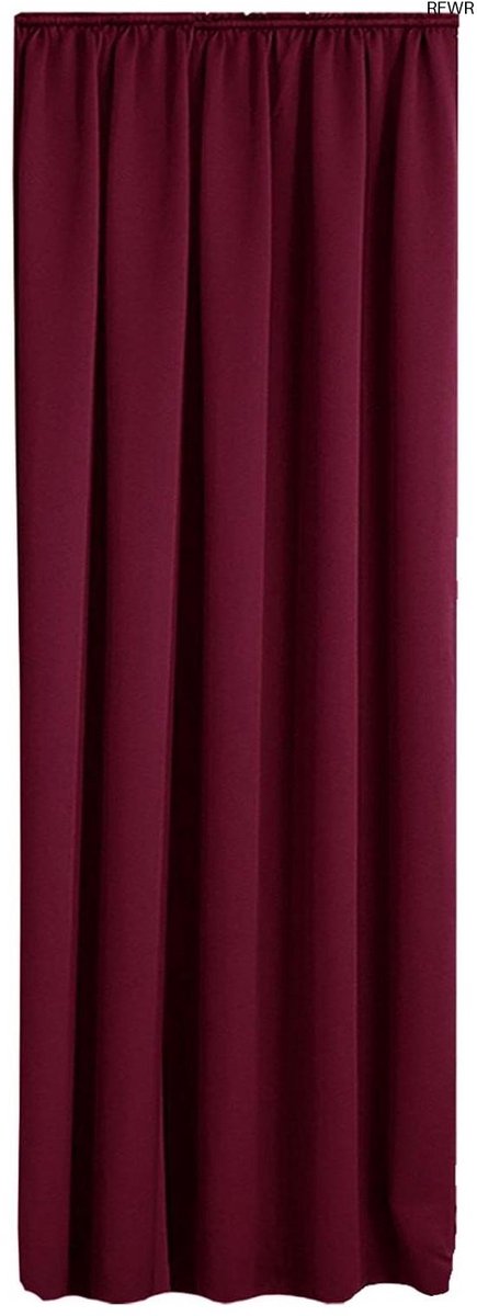 RFWR® Kant-en-klaar blikdicht gordijn 245 x 140 cm - Wasmachinebestendig - Perfect voor gordijnrail
