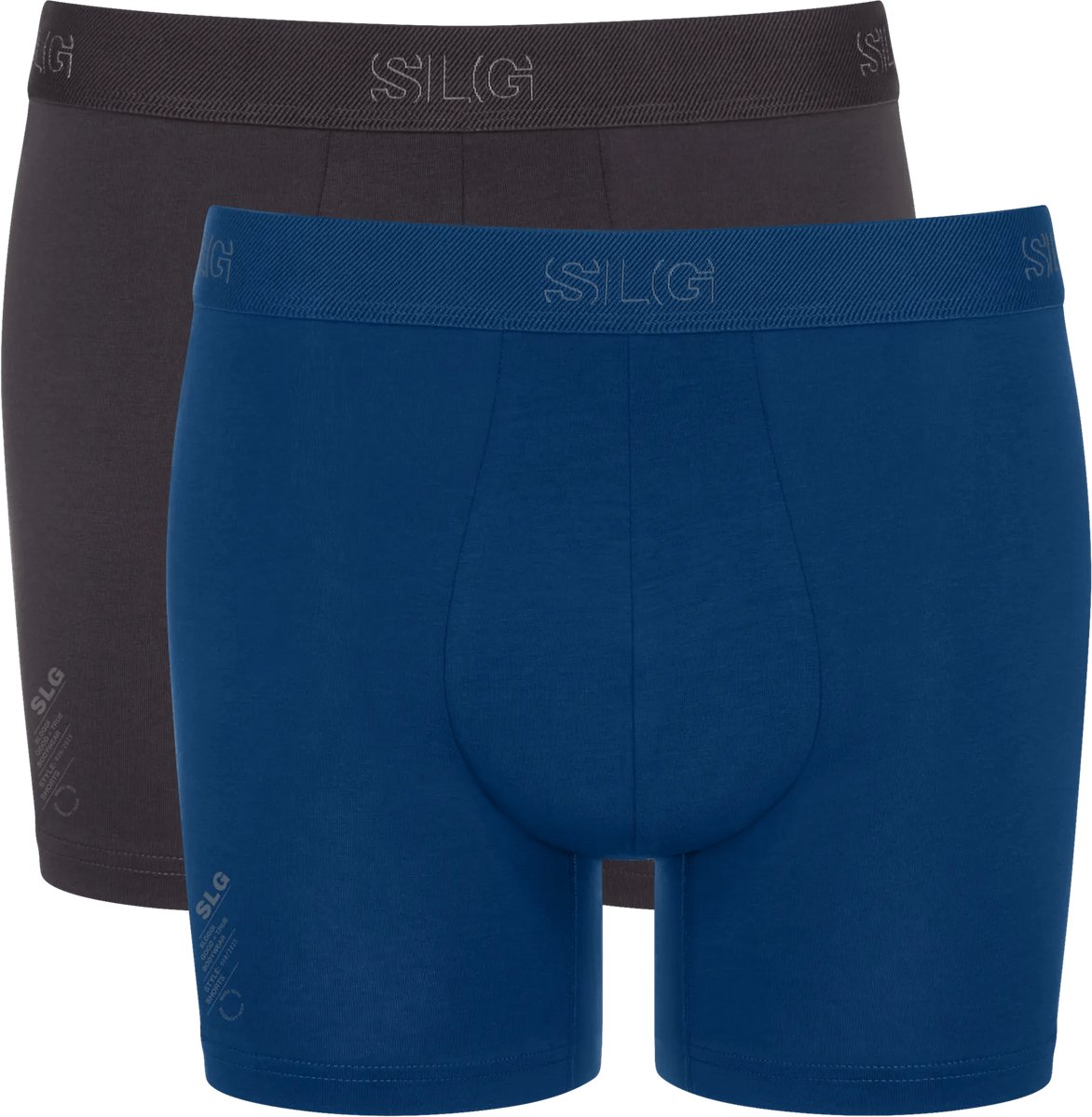 Sloggi SLG Base Short C2P Heren Onderbroek - DONKER GRIJS BLAUW
