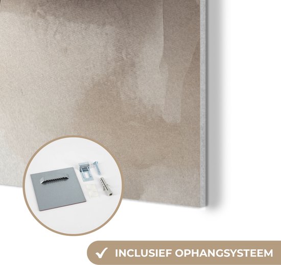 Panneau mural acoustique 70x100 cm - Peinture en Feutre Bloem - Beige - Peinture - Ombre - Panneaux acoustiques - Décoration murale insonorisante - Isolation phonique salon - Décoration murale panneaux sonores