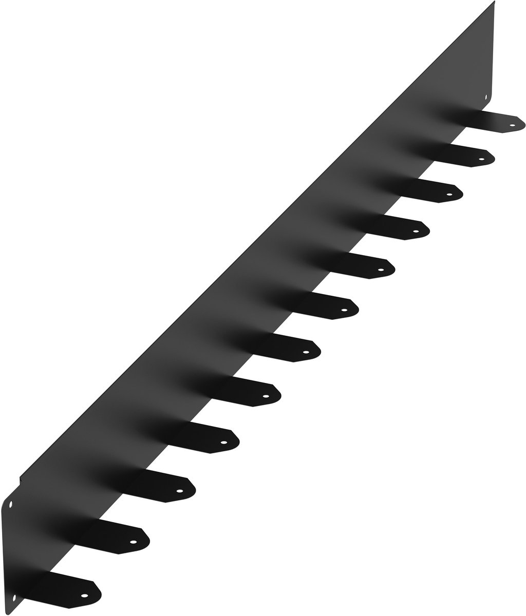 Aufun Flexibele gazonrand – Gegalvaniseerd staal – 5 m – Maairand – Metalen strip met 50 grondankers – Hoogte 100 mm – Gazonrand, bloemperkrand, landschapsrand, terrasplankenrand – Antraciet