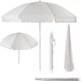 Aluminium Tuinparasol Sol Grijs 3m met Verzwaarde Voet