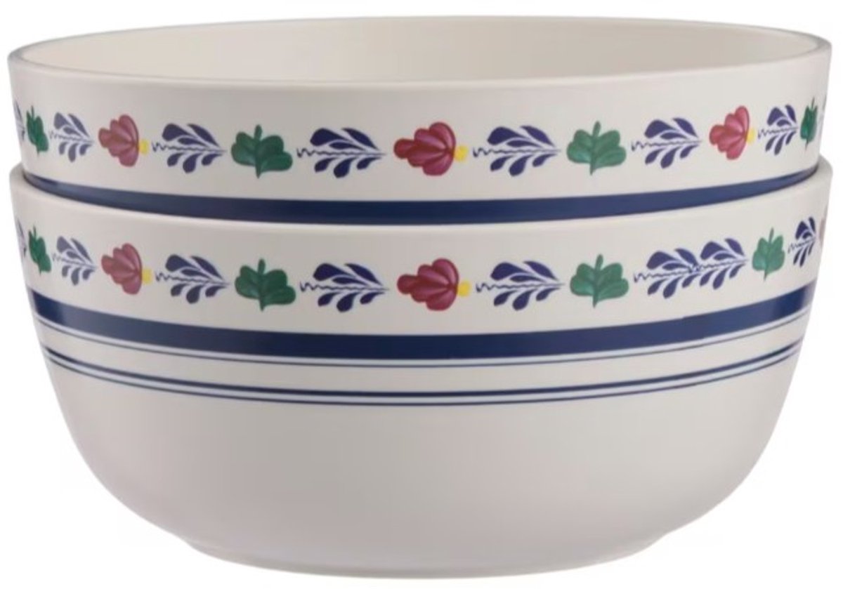 Royal Boch Boerenbont Kommen 670 ml Ø 14 cm 2 Stuks
