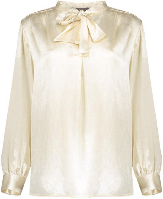 Chemisier Geisha Look satin avec nœud 53546 14 Champagne Femme Taille - L