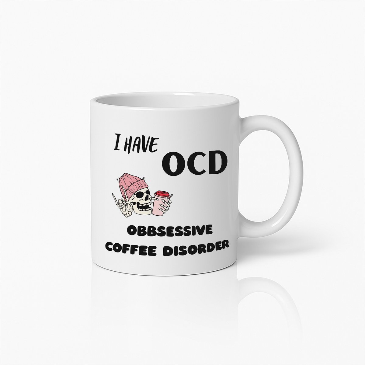 OCD Koffiemok – Grappig Cadeau voor Obsessieve Koffieliefhebbers
