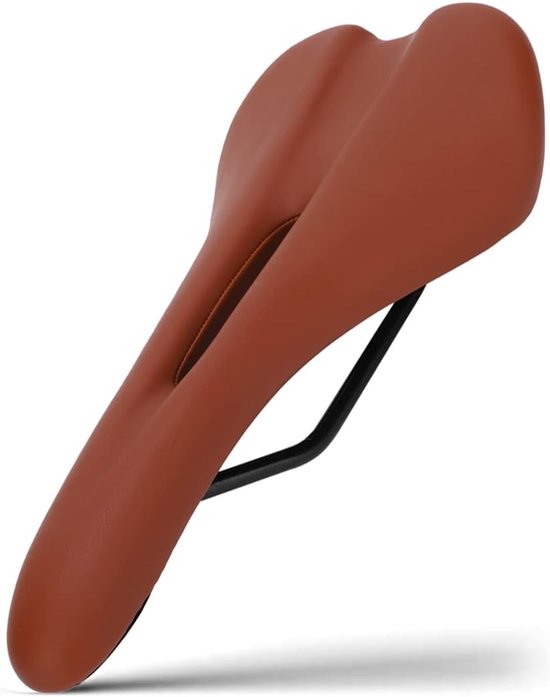 oGoDeal Fietszadel, comfortabel gelfietszadel, voor heren en dames, ergonomisch breed en ademend, MTB-zadel, voor stadsfiets, mountainbike, racefiets, e-bike, met montagegereedschap (blauw