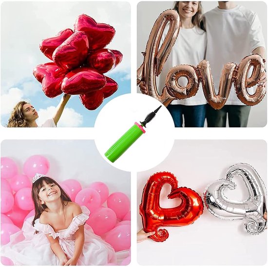 1 stuk - Ballonpomp - Groen - Handmatige luchtpomp - Ballon opblaasapparaat - Draagbare pomp - Eenvoudig in gebruik - Ideaal voor het opblazen van partyballonnen, feestdecoraties, gemakkelijk mee te nemen en perfect voor elke gelegenheid — afbeelding 5
