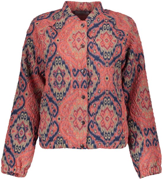 Geisha Jas Jasje Met Kleurrijke Paisleyprint 55700 20 000420 Pink/blue Dames Maat - L
