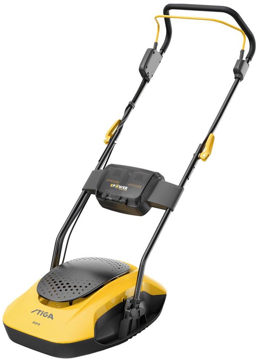 Afbeelding 3 van STIGA AERO 132e Accu-grasmaaier Accu In hoogte verstelbare greep met klapfunctie, Incl. accu, Incl. oplader 750 W 20 V