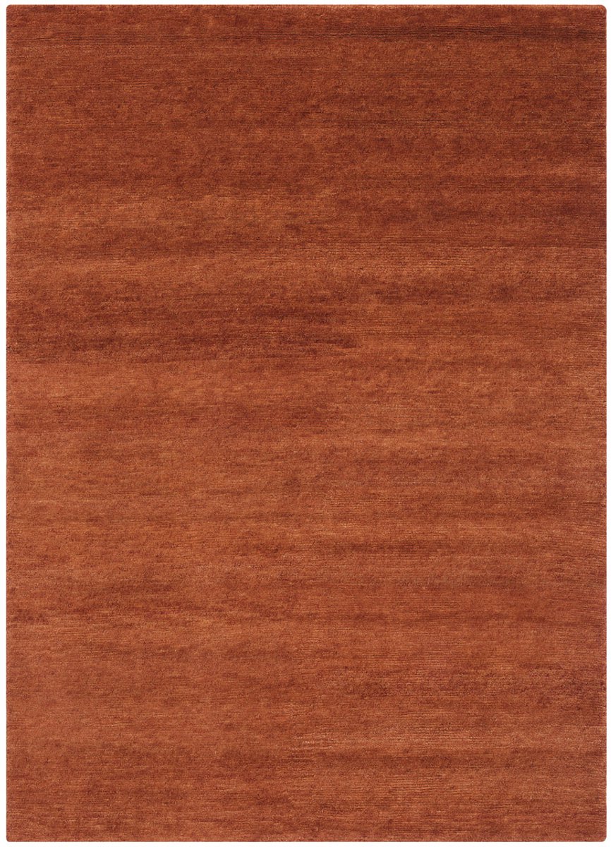 Lino Heritage Orange Tapijt 140x200cm - Handgeknoopt Hoogpolig Vloerkleed van Pure Wol - 100% Handgesponnen Wol – 4,5 kg/m² - 57.800 knopen/m² - 15mm dik - Luxueus Tapijt voor Woonkamer, Slaapkamer, Hal of Eetkamer - Design Vloekleed