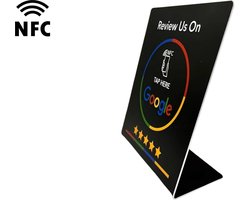 Google Review Display - NFC Reviews - Reviews verzamelen - Zwart