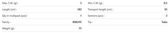 Mikado Bixlite Spinhengel Zilver 2.10 m / 0.5-5 g — afbeelding 2