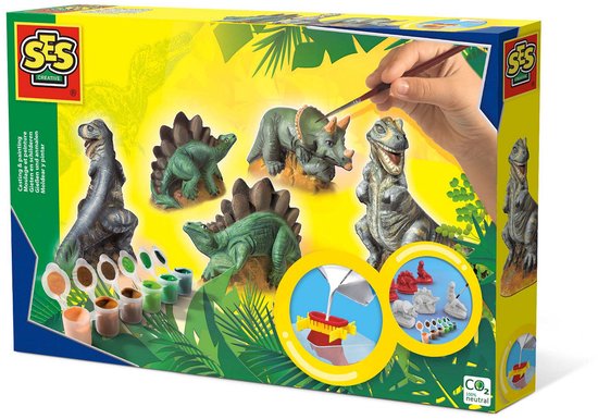 SES - Gieten en schilderen - Dino's