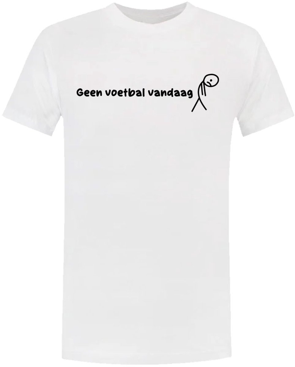 Geen Voetbal Vandaag Heren T-shirt - sport - tv kijken - shirt