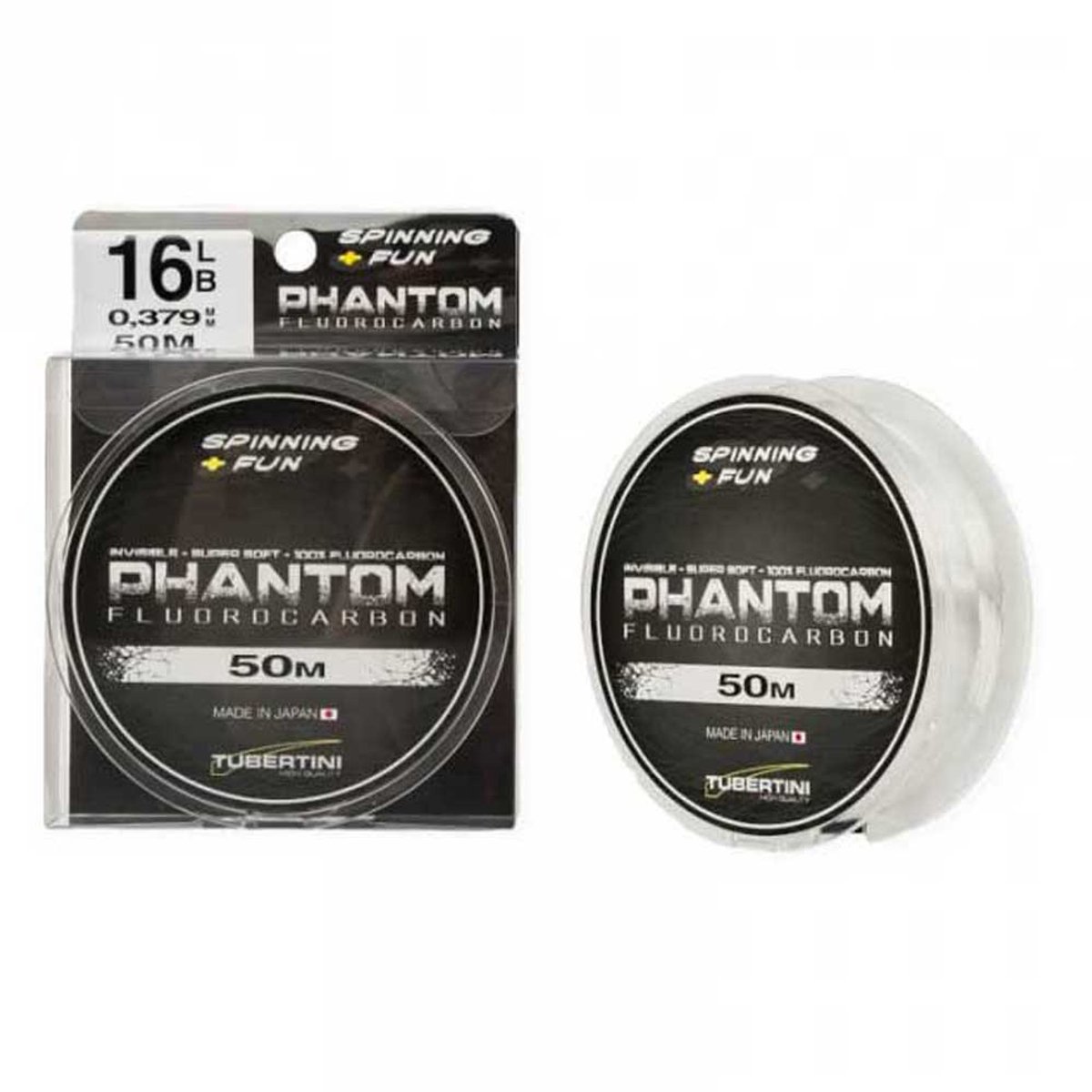 Tubertini Sf+phantom 50 M Flurocarbon Transparant 0.451 mm