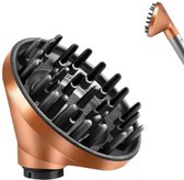 Accessoire compatible avec le sèche-cheveux Dyson Hair Styler - Diffuseur de sèche-cheveux, tête de Cheveux stéréotype universelle - Compatible avec le convertisseur Airwrap Styler HS05 HS03 HS01 - Goud