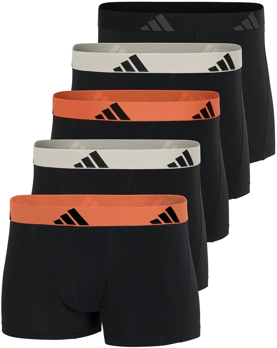 Adidas heren active flex 5P boxers combi IV Zwart