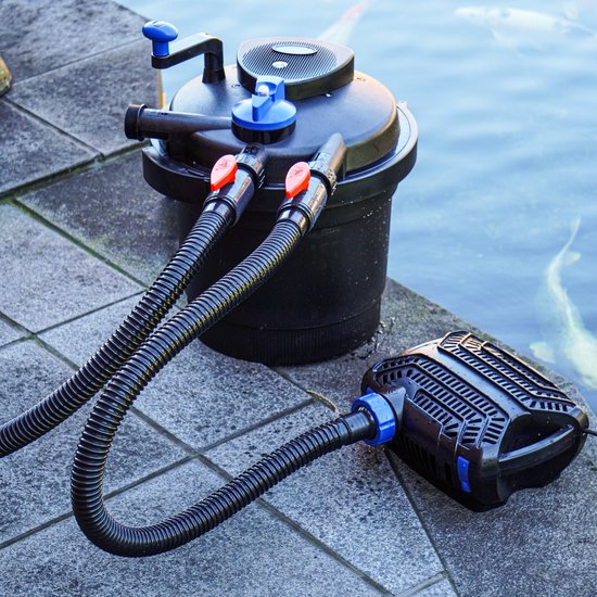 BluGarda BluFlow 2.800 - Vijverpomp voor vijver - Energiezuinige filterpomp, beeklooppomp, waterval pomp - 2.800 l/u - 10 watt