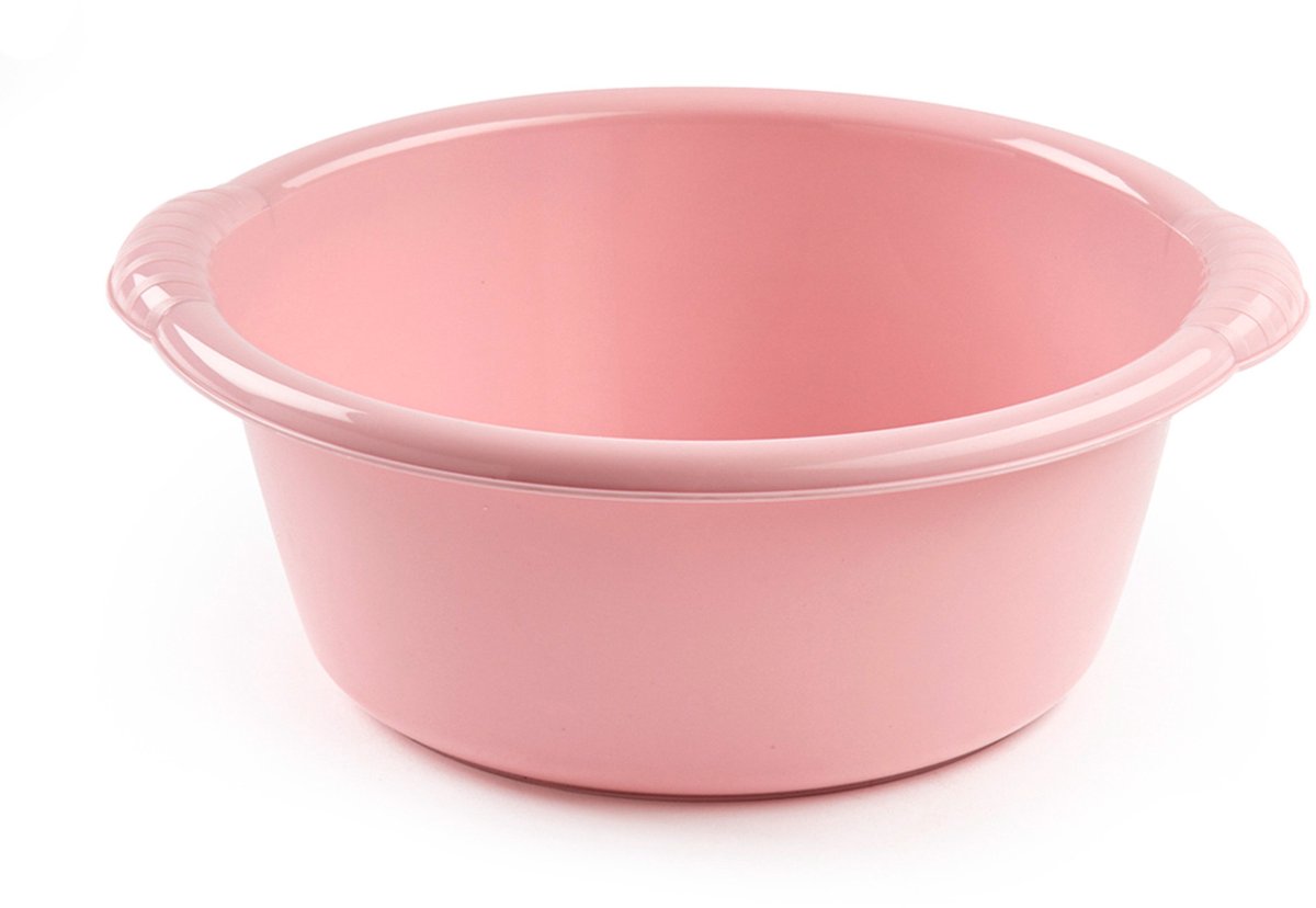Plasticforte Afwasbak teil - 20 liter - roze - kunststof - 50 x 47 x 19,5 cm