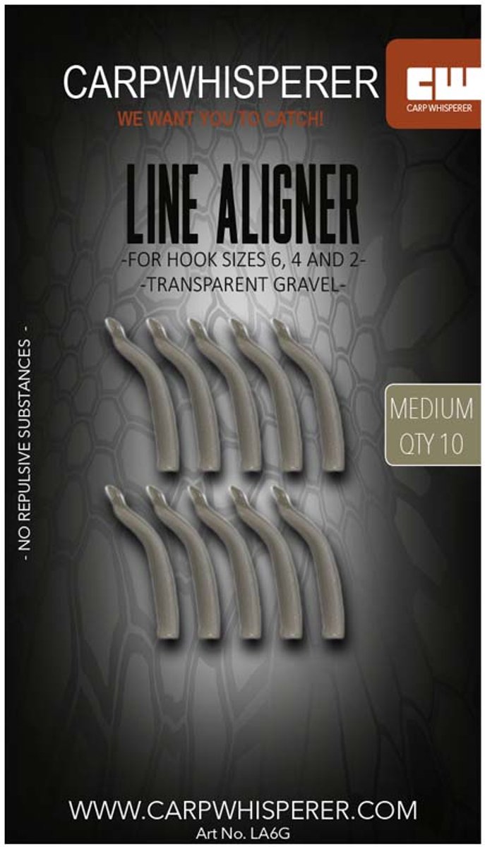 Carp Whisperer - Line Aligner - 10 stuks - Gravel van Merkloos — afbeelding 2