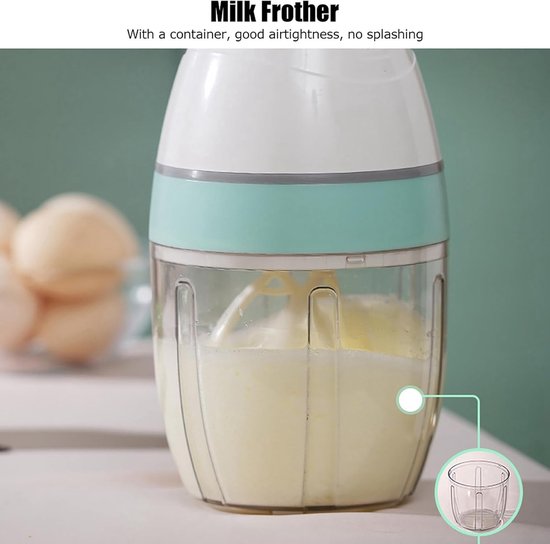 Elektrische Eierklopper - Thuis Automatische Eierklopper - Usb Oplaadbare Melkopschuimer Crème Blender - Keuken Gereedschap — afbeelding 5